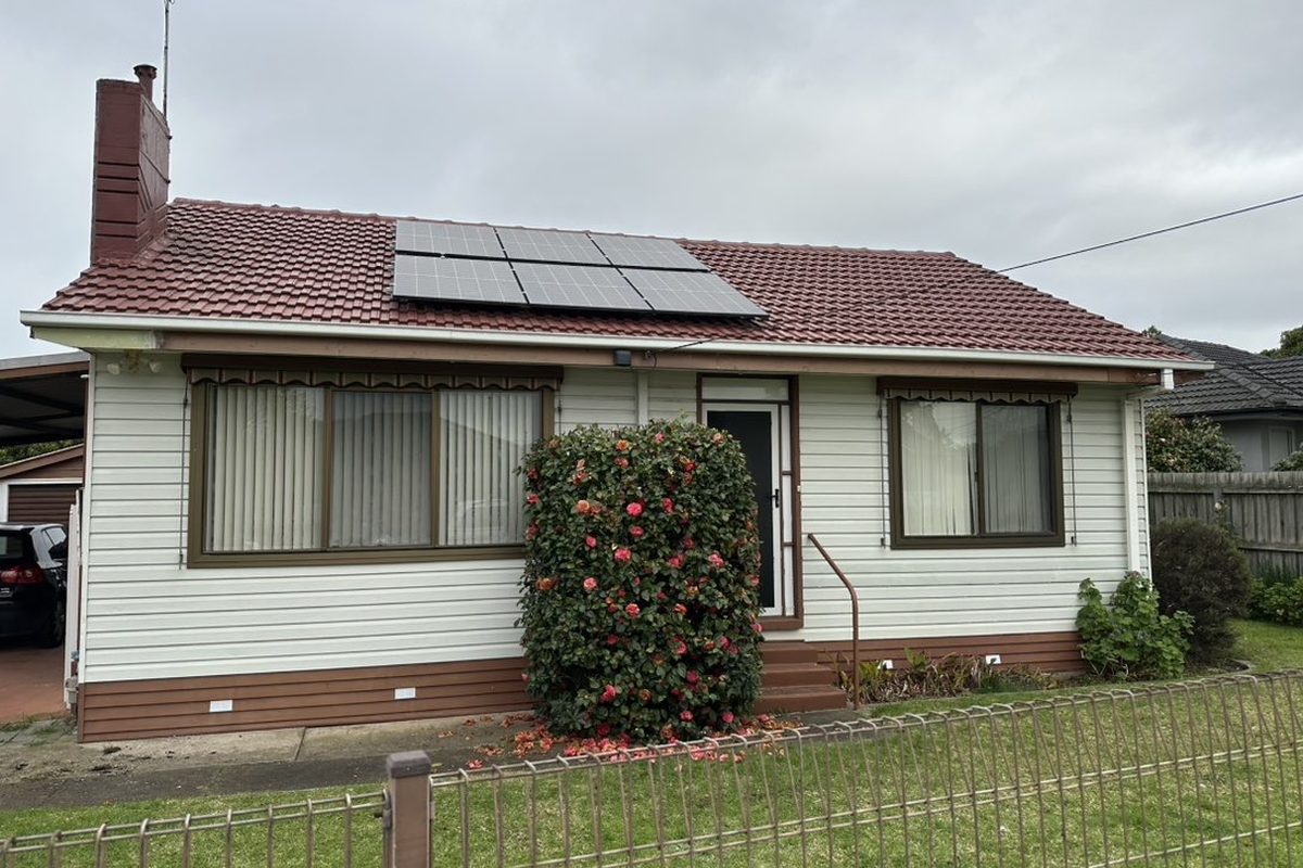 Weatherboard home in Corio with new gutter, downpipes and fascia across the front