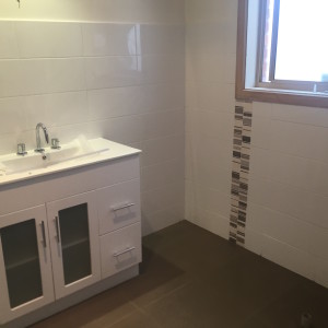 Bathroom tiling